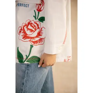 Woman's shirt Freeman T Porter Venty Roses image-4