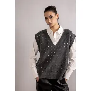 Women's sleeveless sweater Freeman T Porter Pray image-2
