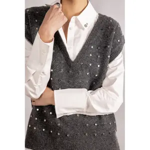 Women's sleeveless sweater Freeman T Porter Pray image-5