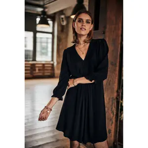 Kleid mit Ärmeln Frau Freeman T Porter Juna Plain Color image-2