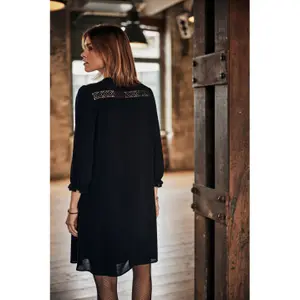 Kleid mit Ärmeln Frau Freeman T Porter Juna Plain Color image-4