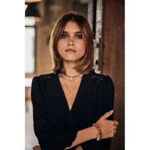 Kleid mit Ärmeln Frau Freeman T Porter Juna Plain Color image-6