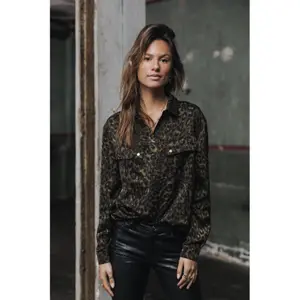 Damenbluse Freeman T Porter Corina Leopardo image-0