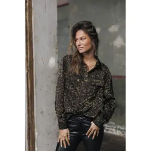 Damenbluse Freeman T Porter Corina Leopardo image-1