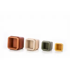 Giocattoli educativi torre di silicone quadrata FreeON Free 2 Play image-2