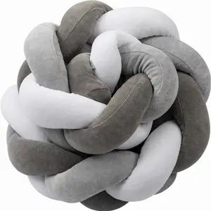 Braid Crib Bumper for Babies FreeON by Bubaba image-2