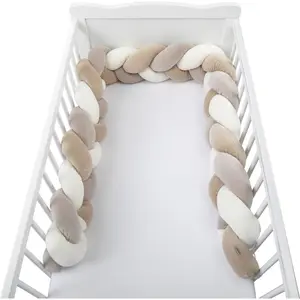 Braid Crib Bumper for Babies FreeON by Bubaba