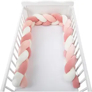 Braid Crib Bumper for Babies FreeON by Bubaba
