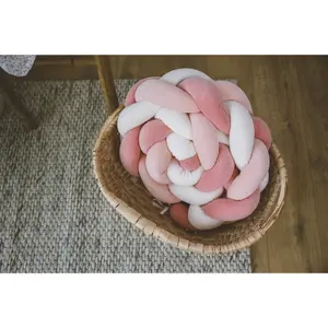Braid Crib Bumper for Babies FreeON by Bubaba image-1