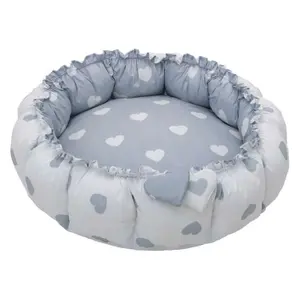 Baby Nest FreeON Gray Hearts image-1