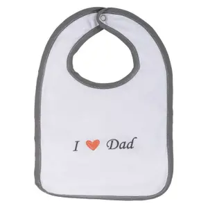 Baby bib FreeON by Bubaba I Love Dad image-0