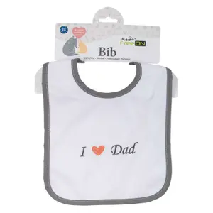 Baby bib FreeON by Bubaba I Love Dad image-1