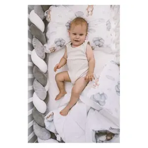 2-Piece Baby Bed Set FreeON by Bubaba Teddy In Clouds image-4
