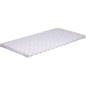 Travel Cot Mattress for Babies FreeON by Bubaba Grey Hearts image-0