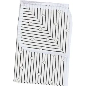 Baby Blanket FreeON by Bubaba Stripped Hearts image-1