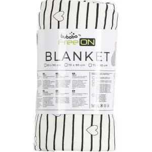 Baby Blanket FreeON by Bubaba Stripped Hearts image-2
