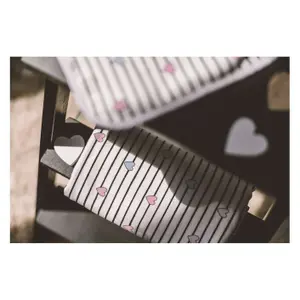 Baby Blanket FreeON by Bubaba Stripped Hearts image-4