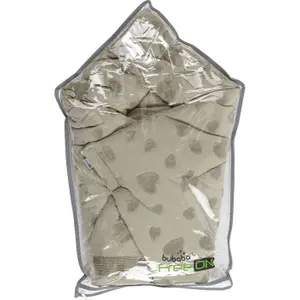 Baby swaddling Blanket FreeON by Bubaba Green Hearts image-1