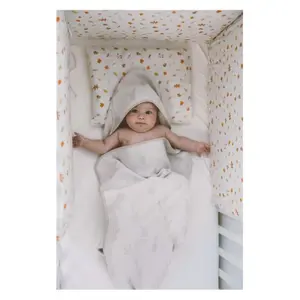 Baby towel FreeON by Bubaba Beige Bunnys image-1