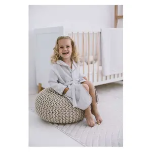 Baby bathrobe FreeON by Bubaba Beige Bunnys image-2