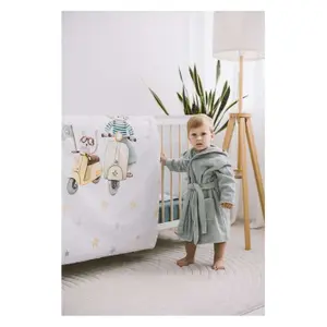 Children's bathrobe FreeON by Bubaba Green Alphabet image-3