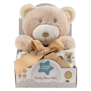 Plush toy with blanket FreeON Free 2 Play Bear Ollie image-1