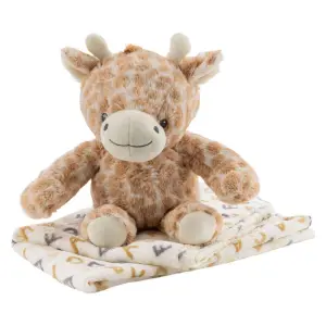 Plush toy with blanket FreeON Free 2 Play Hoppy The Giraffe image-0
