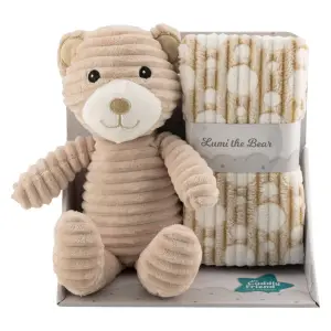 Plush toy with blanket FreeON Free 2 Play Lumi The Bear image-1