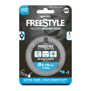 Ganchos Freestyle Reload Jig Rig 0,32 mm (x3) image-0