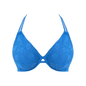 Top de fato de banho feminino com gargantilha com aros Freya Nomad Nights image-0