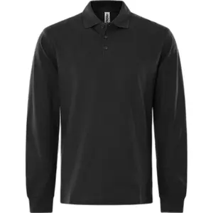 Long sleeve polo shirt Fristads 1722 PIQ image-0