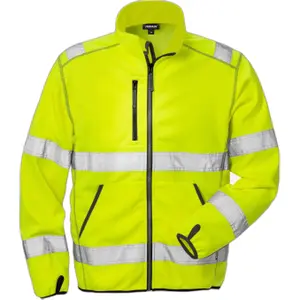High-visibility waterproof softshell jacket class 3 Fristads 4840 SSL image-0