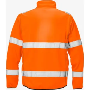 High-visibility waterproof softshell jacket class 3 Fristads 4840 SSL image-1