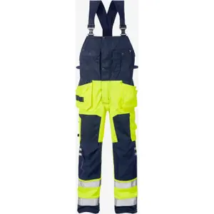 High-visibility bib overalls class 2 Fristads 1014 PLU