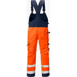 High-visibility bib overalls class 2 Fristads 1014 PLU image-1