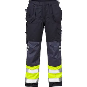 Class 1 high visibility work trousers Fristads 2074 ATHS image-0