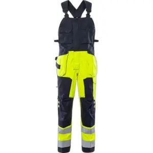 High-visibility bib overalls class 2 Fristads 1075 ATHS image-0