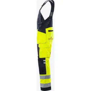 High-visibility bib overalls class 2 Fristads 1075 ATHS image-2
