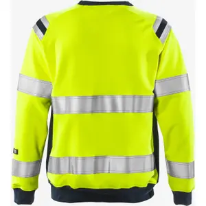 Class 3 high visibility sweatshirt Fristads 7076 SFLH image-1