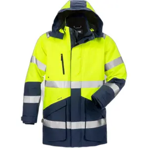 3-in-1 waterproof jacket high visibility class 3 Fristads GORE-TEX 4989 GXB image-0