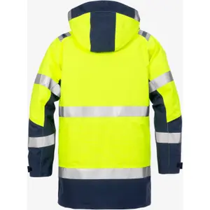 3-in-1 waterproof jacket high visibility class 3 Fristads GORE-TEX 4989 GXB image-1
