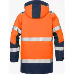 3-in-1 waterproof jacket high visibility class 3 Fristads GORE-TEX 4989 GXB image-1