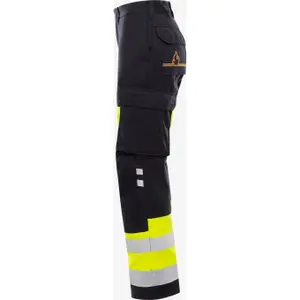 High visibility work trousers class 1 for women Fristads 2776 ATHS image-2