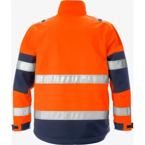 Class 2 high visibility waterproof jacket Fristads 4083 WYH image-1