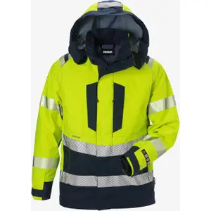 High visibility reflective hooded jacket Fristads Flame Gore-Tex Pyrad® 4095 GXE image-0