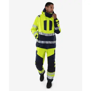 High visibility reflective hooded jacket Fristads Flame Gore-Tex Pyrad® 4095 GXE image-1
