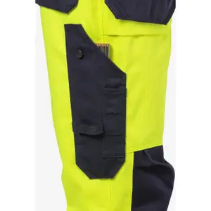 High visibility work trousers class 2 Fristads 2584 FLAM image-2