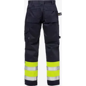 Class 1 high visibility work trousers Fristads 2586 FLAM image-1