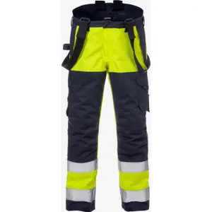 High-visibility bib overalls class 2 Fristads 2588 FLAM image-1