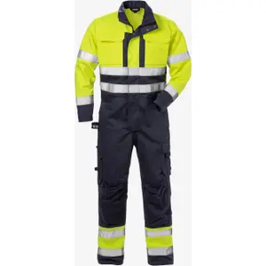 Kombinezon roboczy o wysokiej widoczności klasy 3 Fristads 8084 FLAM image-0